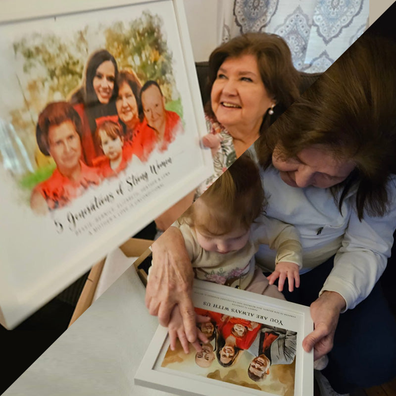 A Timeless Tribute: How Heather's Portrait Captured Love Across Genera ...