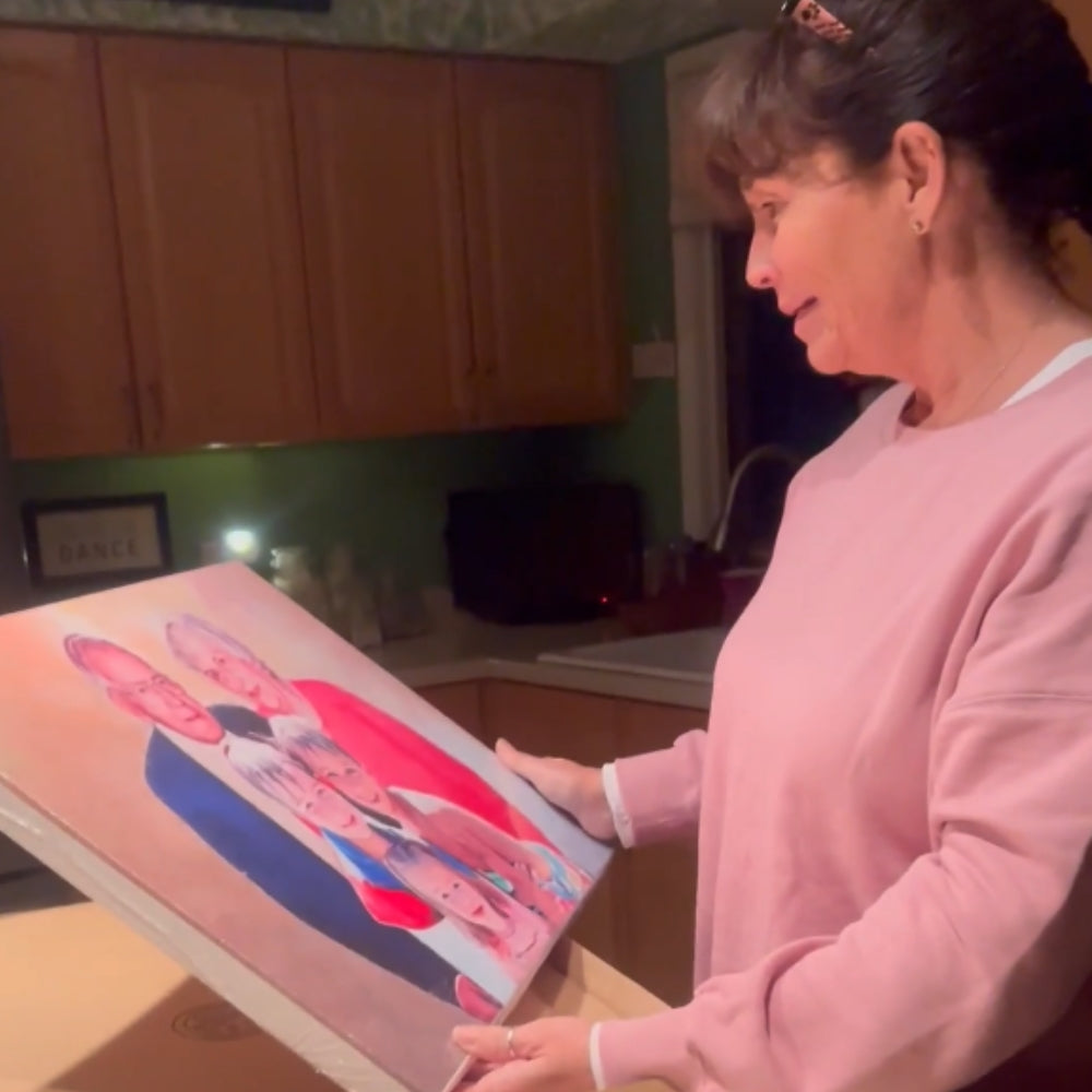 How Custom Portraits Are Made: From Photo Upload to Final Artwork ...