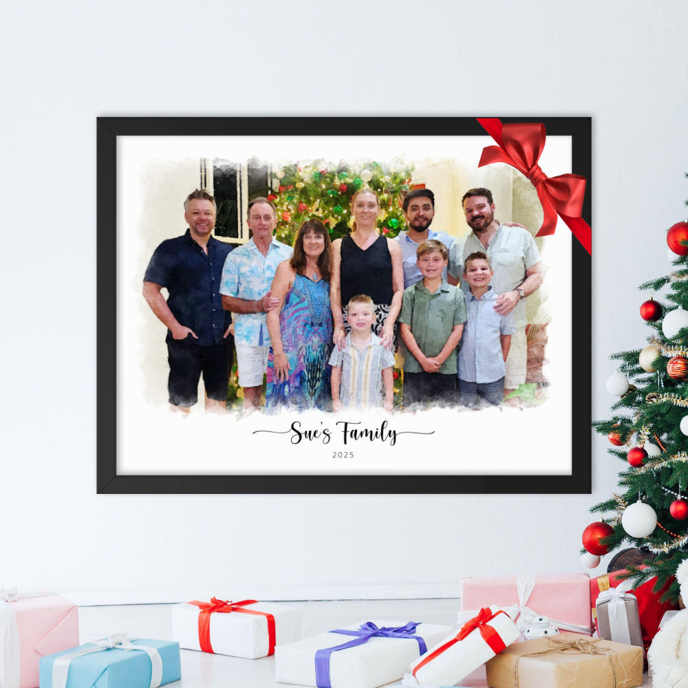 How to Turn a Family Photo Into the Perfect Christmas Gift: A Step-by-Step Guide