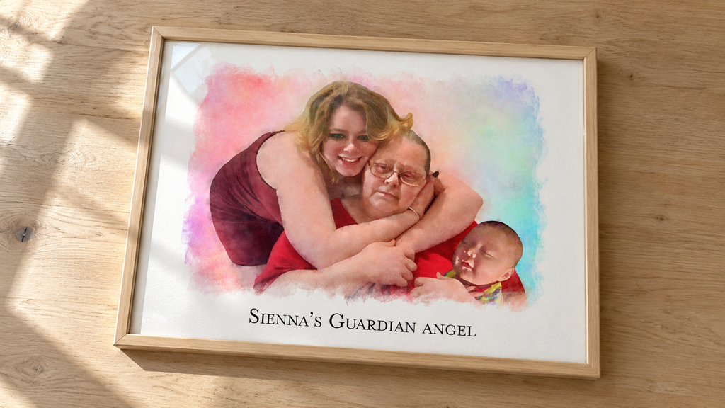 Jennifer’s Memorial Family Portrait Brings Sienna’s Story to Life