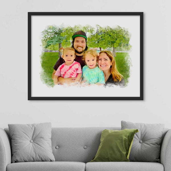 Custom Family Photo Portrait