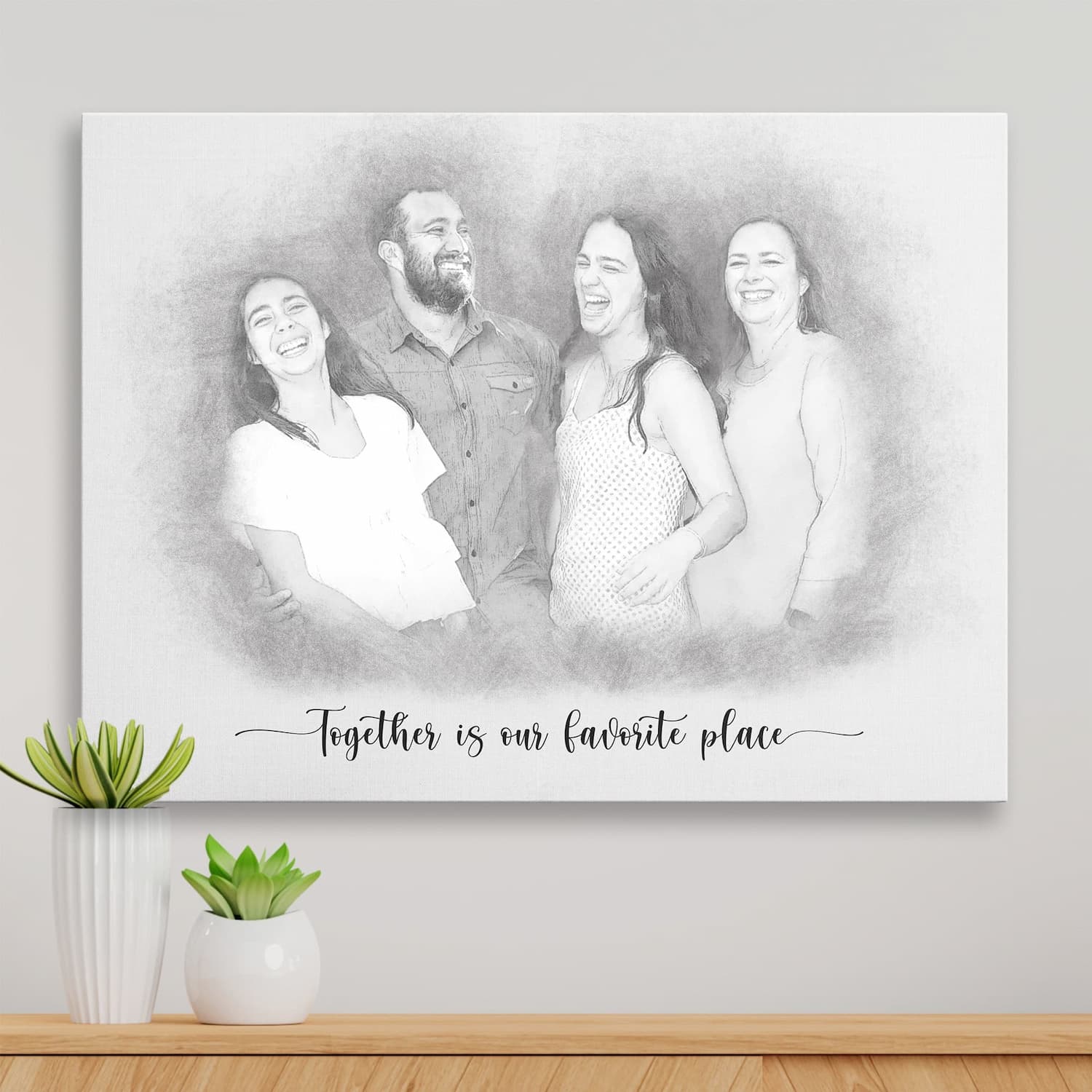 Custom Family Photo Portrait