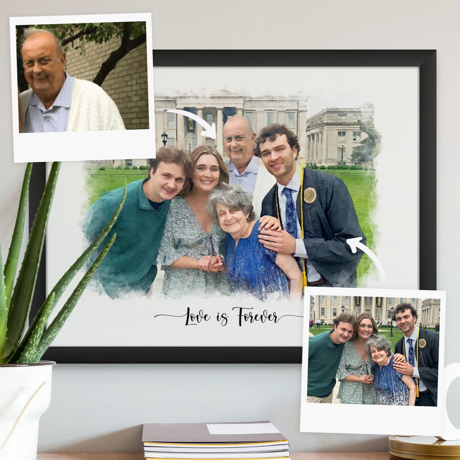 Custom Family Photo Portrait