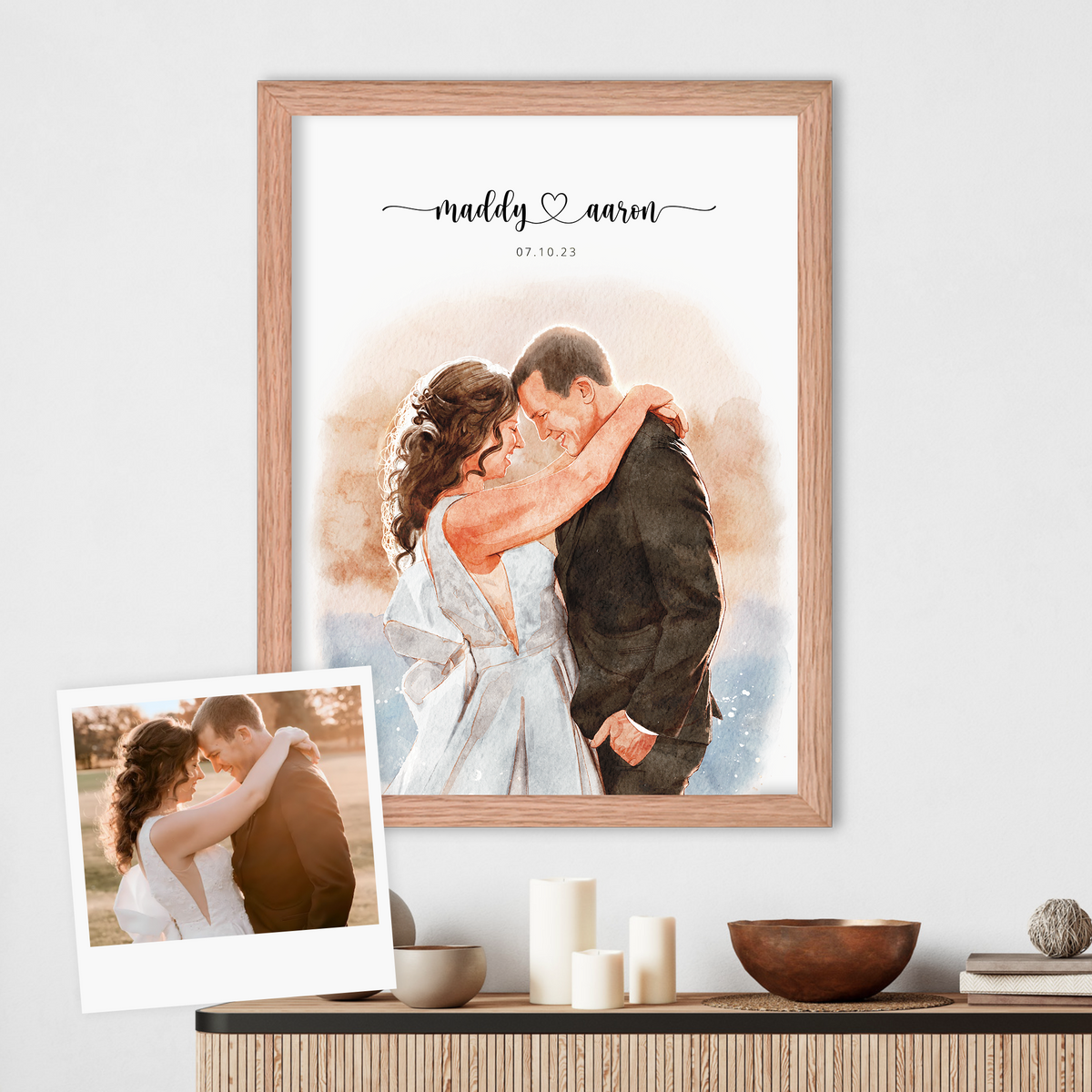 Custom Wedding Portrait