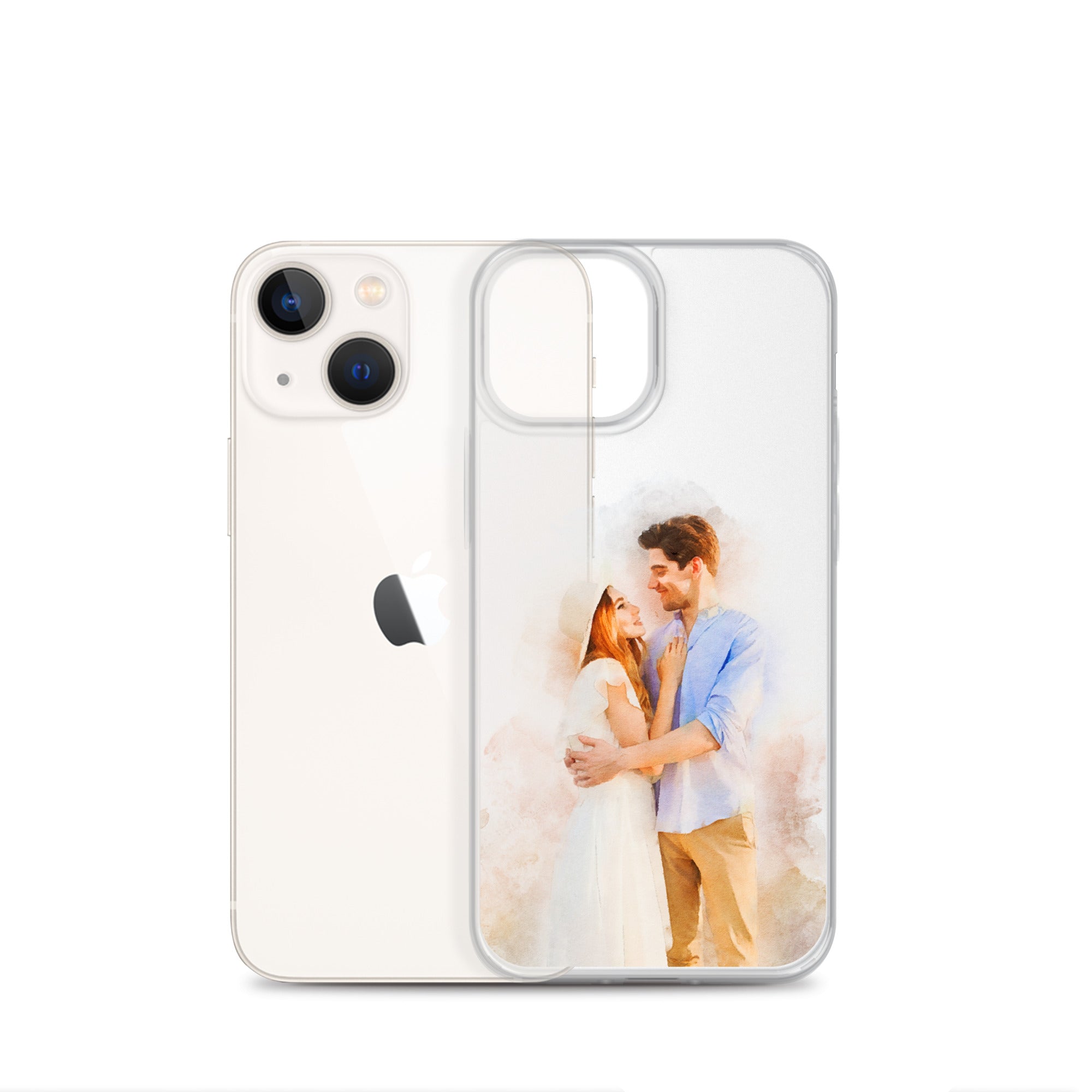 Custom Couple Portrait Phone Case