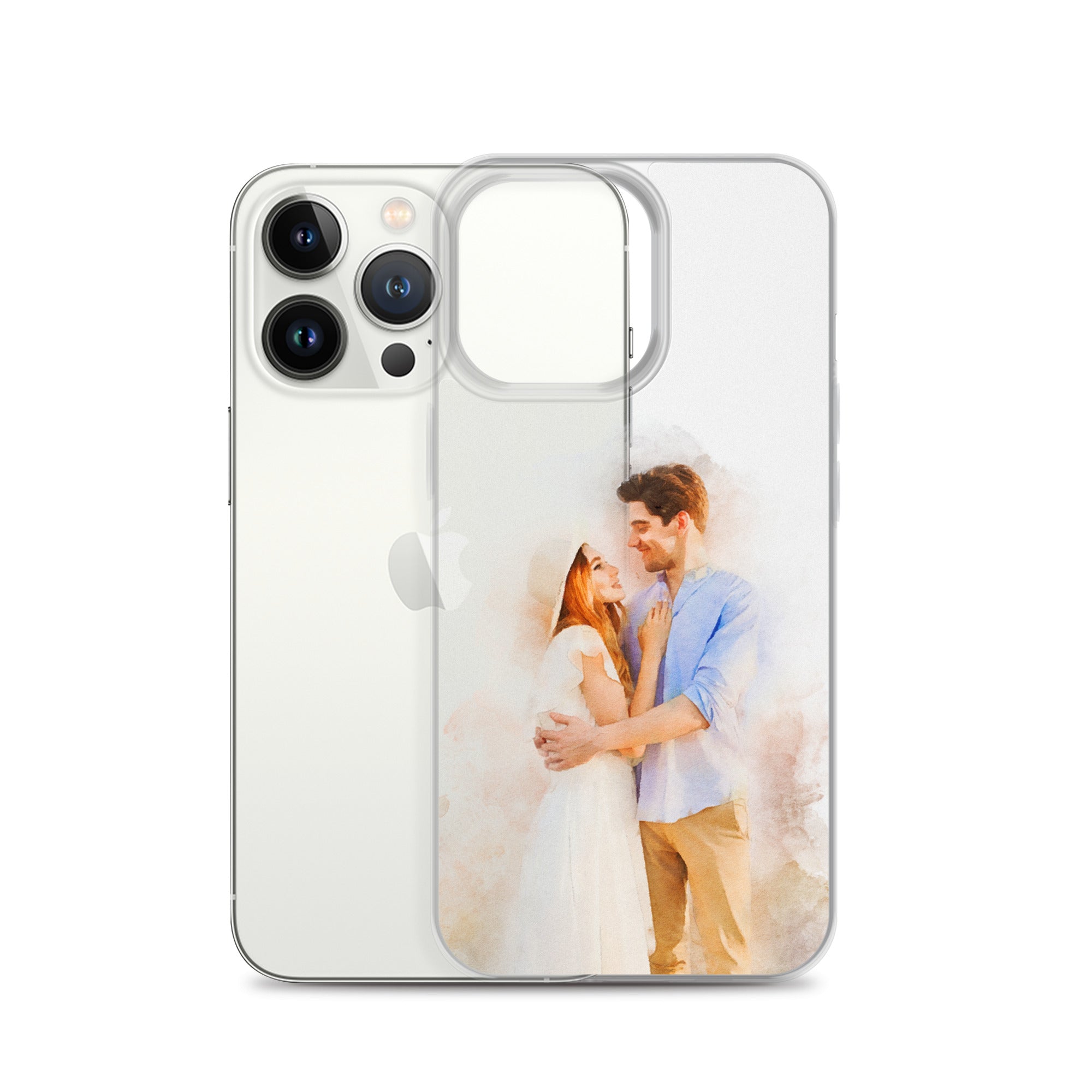 Custom Couple Portrait Phone Case