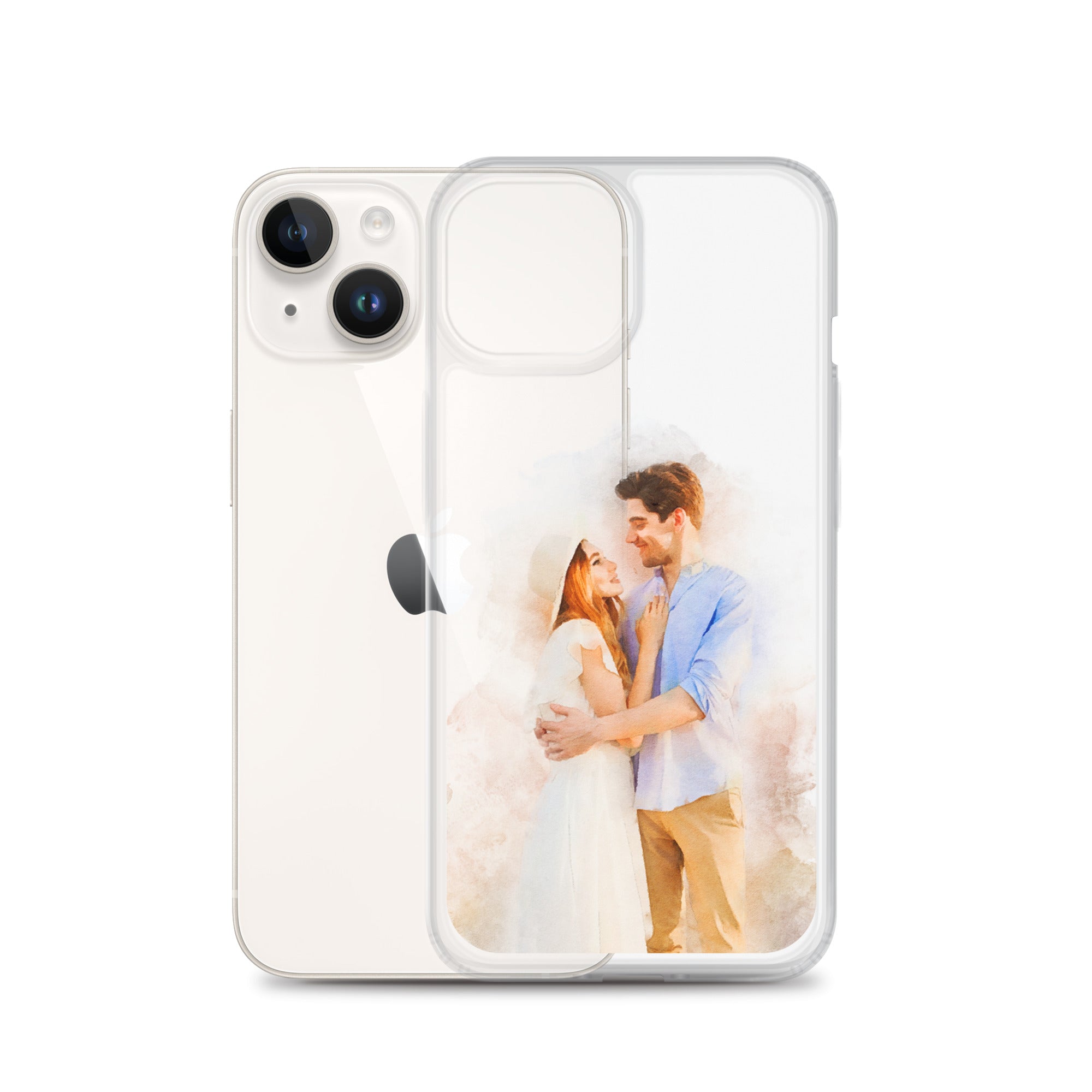 Custom Couple Portrait Phone Case