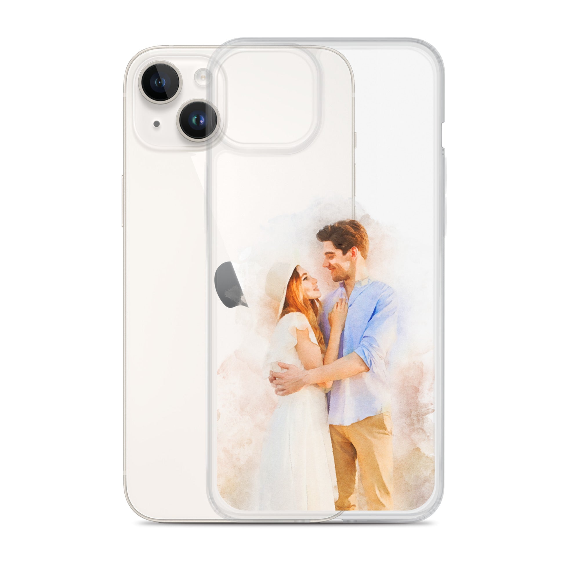 Custom Couple Portrait Phone Case