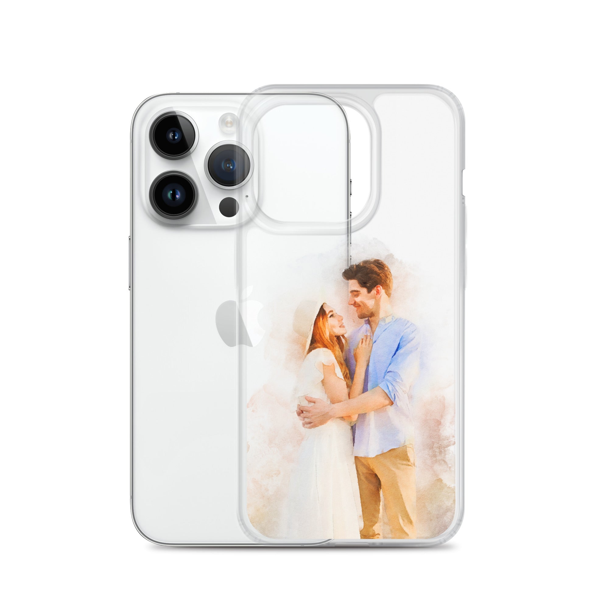 Custom Couple Portrait Phone Case