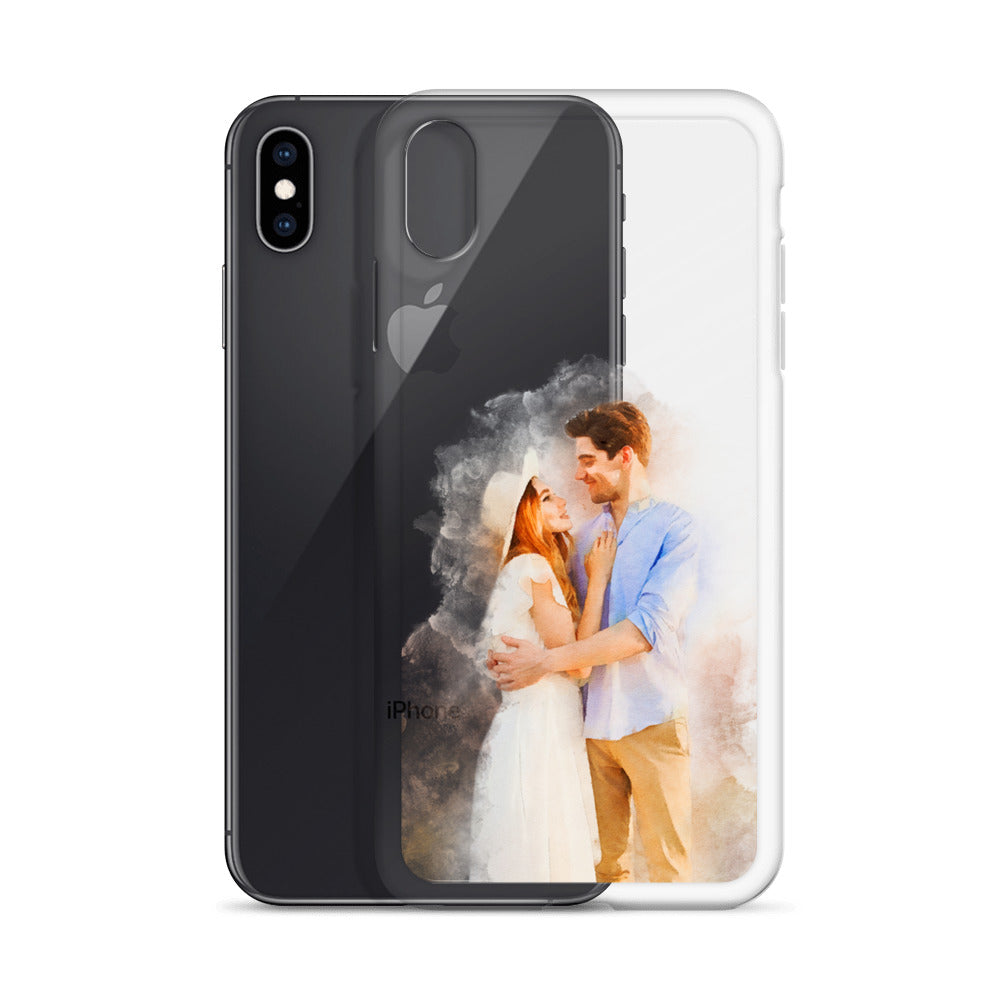 Custom Couple Portrait Phone Case