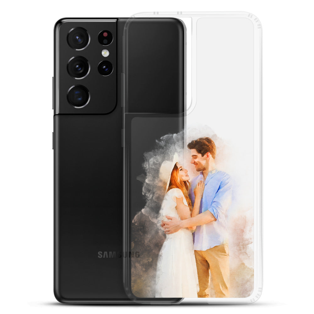 Custom Couple Portrait Phone Case